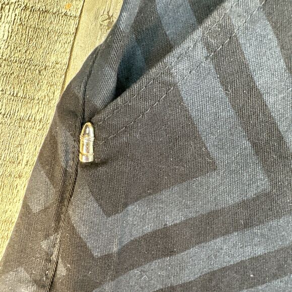 Men’s golden denim pants size 38 elastic bottom - Picture 4 of 8